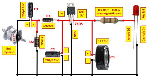 bicycle flashlight wiring diagram 